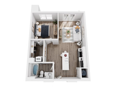 a 3 bedroom floor plan with a bathroom and a living room
